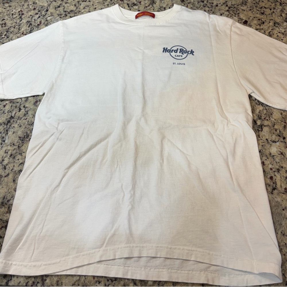 Vintage Hard Rock Cafe St. Louis White Short Sleeve Tee